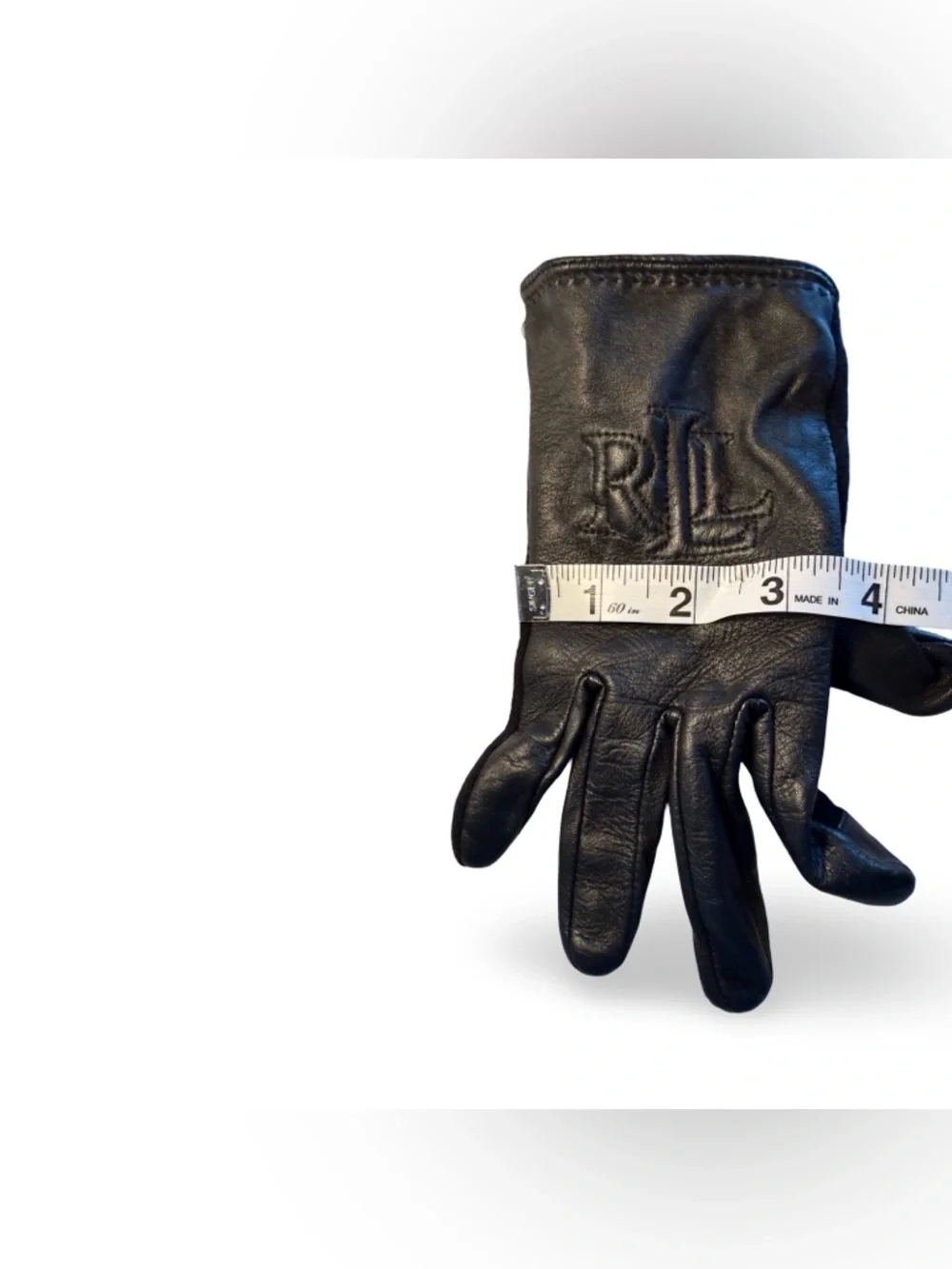 Lauren Ralph Lauren Raised Logo Leather Touch Gloves - Picture 6 of 10